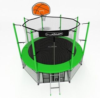 Батут i-JUMP BASKET 12ft GREEN