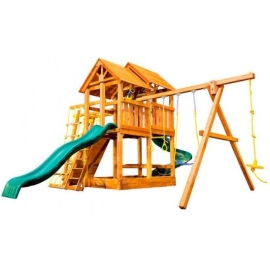 Игровая площадка playgarden skyfort ii со спиральной горкой и рукоходом %Future_395 (фото 1)