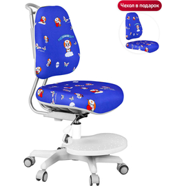 Детское кресло QP-PARTU 210569 Anatomica Ragenta синий с роботами
