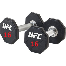 Уретановые гантели UFC 16 кг (пара)