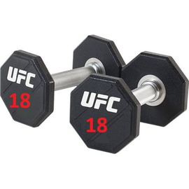 Уретановые гантели UFC 18 кг (пара)