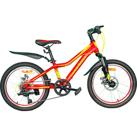 Велосипед 20 NAMELESS J2200D, красный / желтый, 11