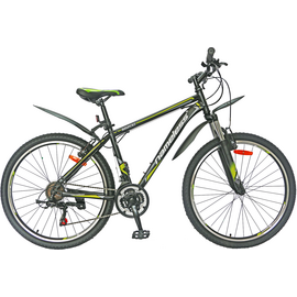 Велосипед 26 NAMELESS S6200, черный / зеленый, 19