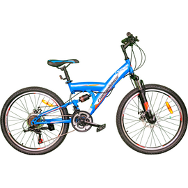 Велосипед 24 NAMELESS V4200D, синий / красный, 14"