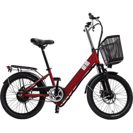 Электровелосипед FURENDO E-RT 250, рубиново-красный