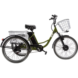 Электровелосипед 3-колесный FURENDO E-TRIKE 350, зеленый