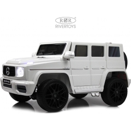 Детский электромобиль rivertoys mercedes-benz g65 white %Future_395 (фото 1)