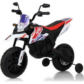 Детский электромотоцикл rivertoys p444pp-s317-white %Future_395 (фото 1)