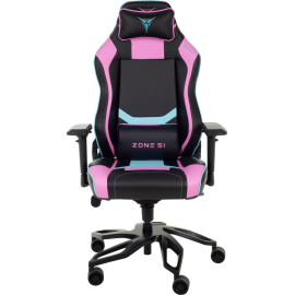 Кресло компьютерное игровое zone 51 cyberpunk fc fuchsia-cyan %Future_395 (фото 1)