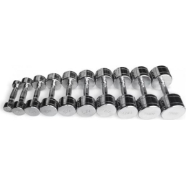 Комплект гантелей хромированных ряд от 1 до 10 кг ultra gym ug1025 %Future_395 (фото 1)