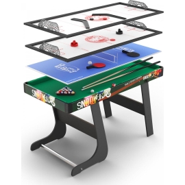 Игровой стол складной unix line трансформер 4 в 1 (125х63 cм) %Future_395 (фото 1)