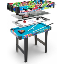 Игровой стол unix line трансформер 4 в 1 (86х43 cм) %Future_395 (фото 1)