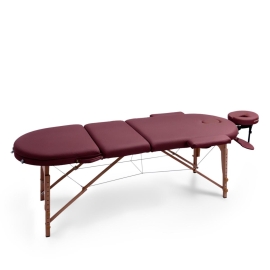 Массажный стол unix med comfort 3 section burgundy %Future_395 (фото 1)