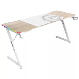 Стол компьютерный zone 51 trine 160 rgb wood/white %Future_395 (фото 1)