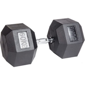 Гантель неразборная гексагональная victoryfit vf-h600 (60 кг) %Future_395 (фото 1)