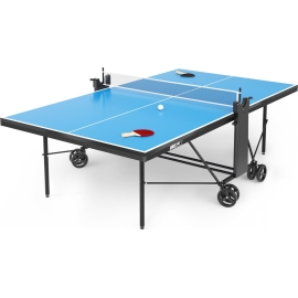 Теннисный стол unix line compact indoor 18mm mdf (blue) %Future_395 (фото 1)