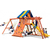 Детская игровая площадка NEW SUNRISE Зарница с тентовой крышей и рукоходом Премиум