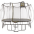 Батут SPRINGFREE квадратный S113 SHW с лестницей, корзиной для мяча и колесиками, изображение 2