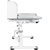 Комплект QP-PARTU 210468 Anatomica Legare парта + стул + надстройка + выдвижной ящик белый/серый, изображение 4