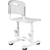 Комплект QP-PARTU 210468 Anatomica Legare парта + стул + надстройка + выдвижной ящик белый/серый, изображение 12