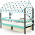 Крыша текстильная БЕЛЬМАРКО для кровати-домика SVOGEN звезды, графит, бирюза, серый, изображение 4