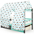 Крыша текстильная БЕЛЬМАРКО для кровати-домика SVOGEN звезды, графит, бирюза, серый, изображение 5