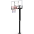Баскетбольная стойка стационарная unix line b-stand-tg 54x32 r45 h230-305 см %Future_395 (фото 1)