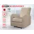 Кресло-реклайнер электрический с массажем fujimo e-comfort chair f3005 fef ваниль %Future_395 (фото 1)