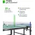 Теннисный стол unix line indoor 16 mm mdf (green) %Future_395 (фото 10)