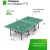Теннисный стол unix line indoor 16 mm mdf (green) %Future_395 (фото 13)