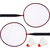 Набор для бадминтона (2 ракетки, 2 волана, чехол), изображение 2