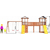Детская площадка КАПРИЗУН Спортивный городок 6 крыша тент с качелями и узким скалодромом, изображение 6