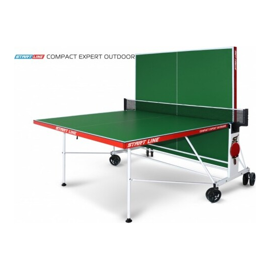 Теннисный стол START LINE COMPACT EXPERT OUTDOOR GREEN, изображение 3