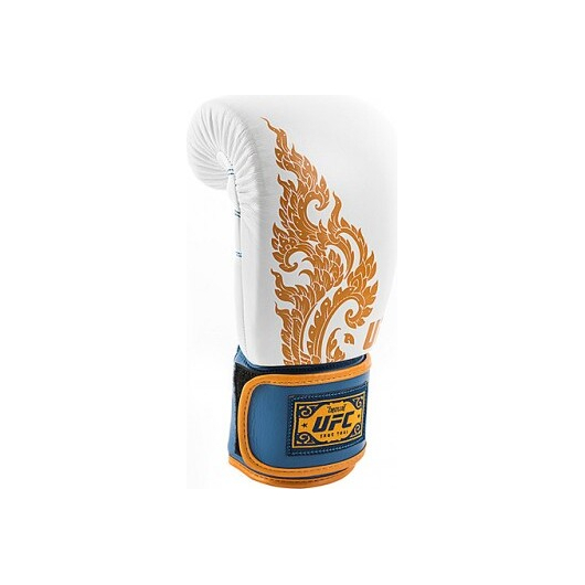 Перчатки для бокса UFC TRUE THAI Blue/White 14 унций, изображение 4