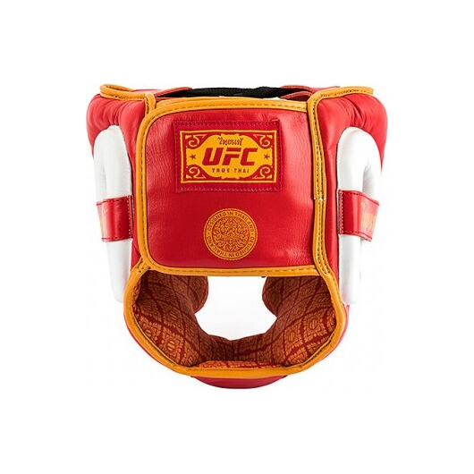 Шлем для бокса UFC True Thai, красный/белый размер L, изображение 3