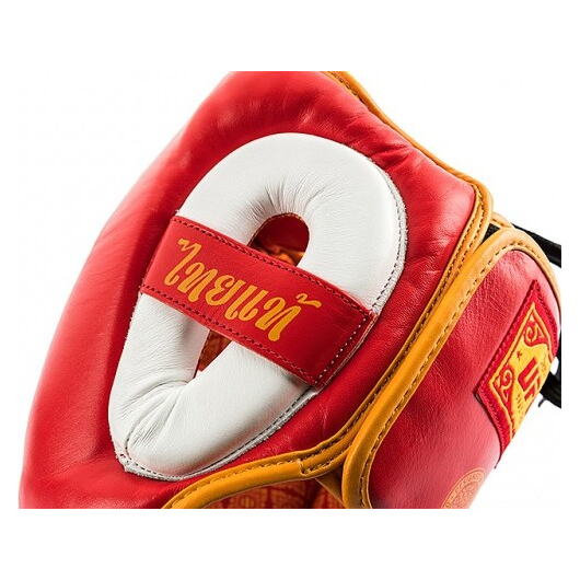 Шлем для бокса UFC True Thai, красный/белый размер L, изображение 4
