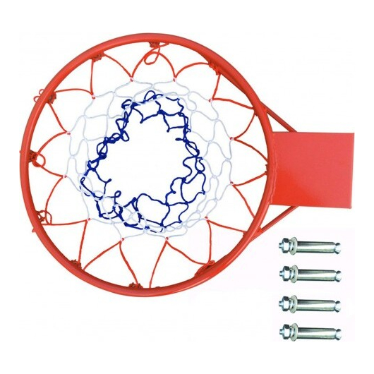 Кольцо баскетбольное DFC R2 45 см (18") оранжевое/красное, изображение 4