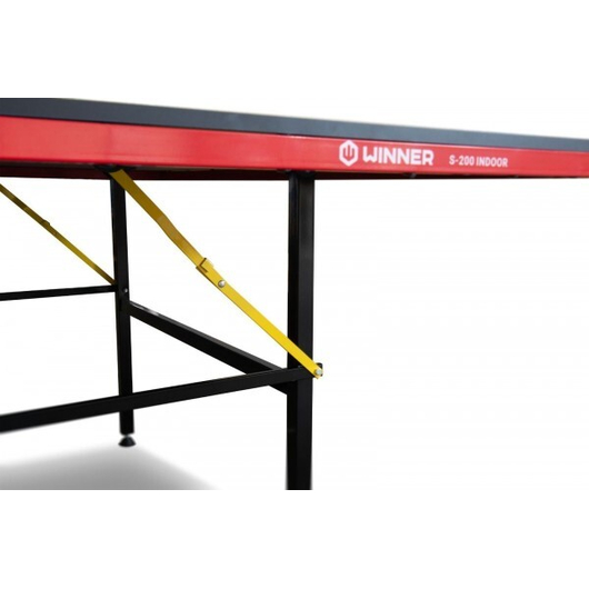 Теннисный стол WINNER S-200 INDOOR 274 х 152.5 х 76 см с сеткой, складной для помещений, изображение 6