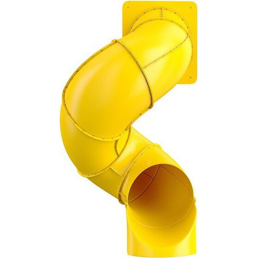 Винтовая горка для платформы h=1,5 m (5') цвет желтый