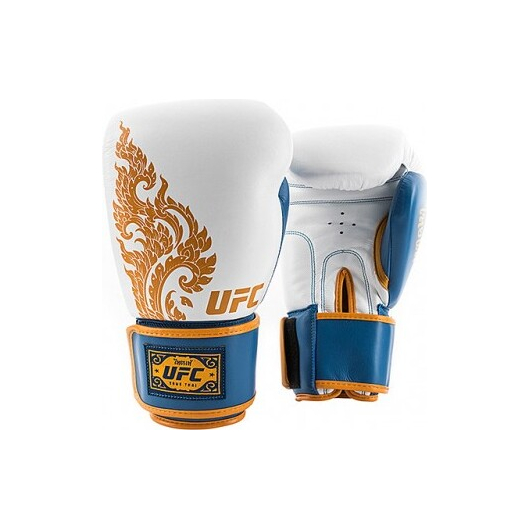 Перчатки для бокса UFC TRUE THAI Blue/White 14 унций