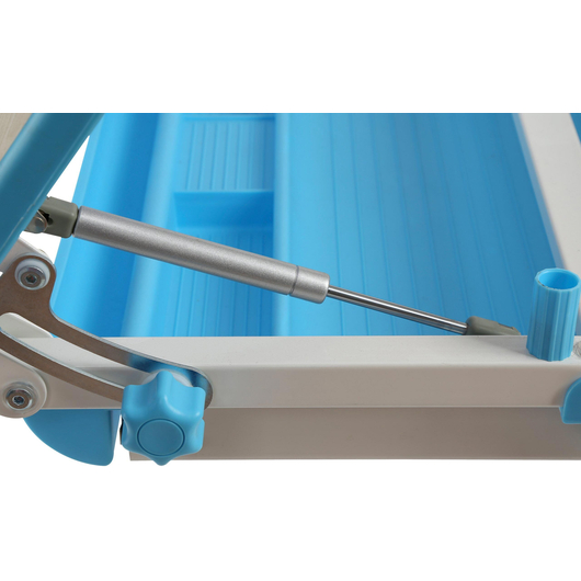 Комплект QP-PARTU 159272 Anatomica Amata парта + стул + выдвижной ящик + подставка белый/голубой, изображение 2