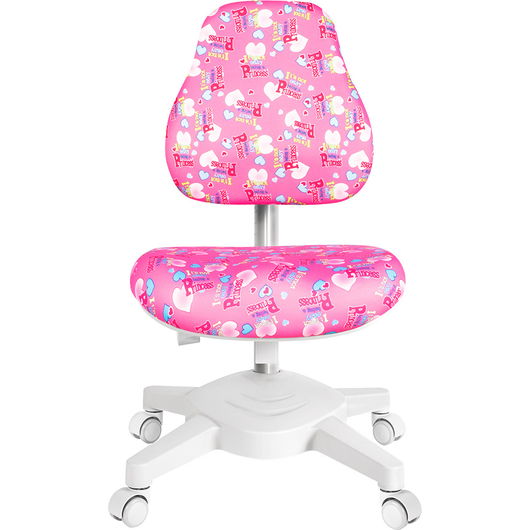 Детское кресло QP-PARTU 210065 Anatomica Armata розовый с цветными сердечками, изображение 3