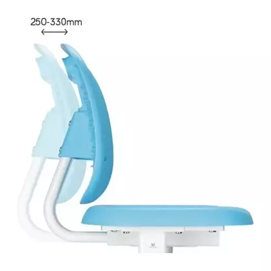 Комплект QP-PARTU 202404 Anatomica Karina Lite Wood парта + стул клен/голубой, изображение 3