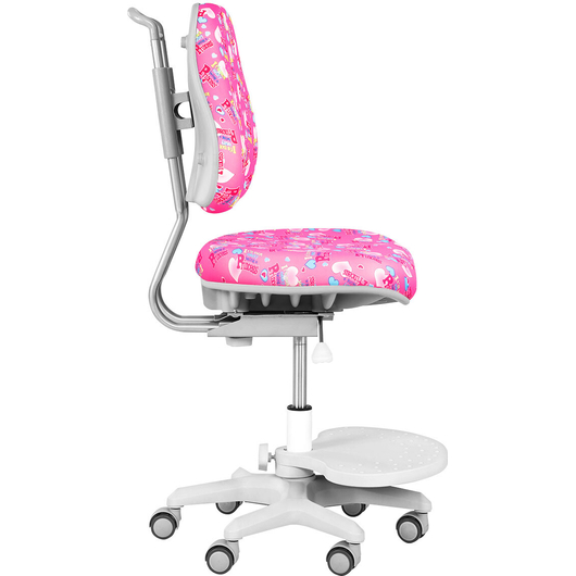 Детское кресло QP-PARTU 210578 Anatomica Ragenta розовый с цветными сердечками, изображение 3