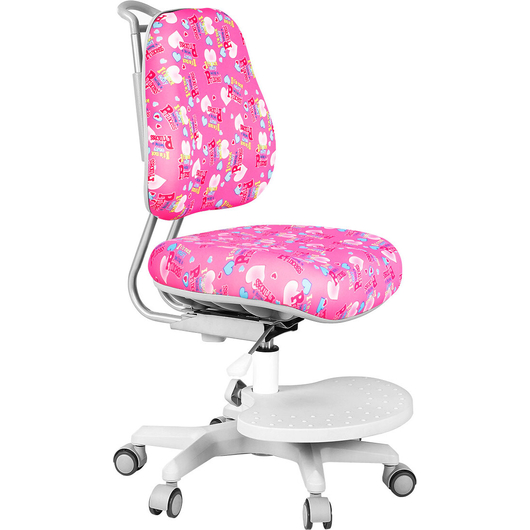 Детское кресло QP-PARTU 210578 Anatomica Ragenta розовый с цветными сердечками, изображение 4