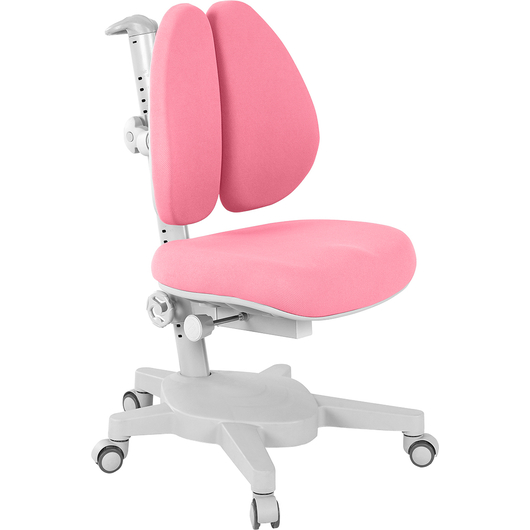 Комплект QP-PARTU 214542 Anatomica Premium Granda Plus парта + кресло + тумба + надстройка + органайзер белый/розовый с розовым Armata Duos, изображение 15