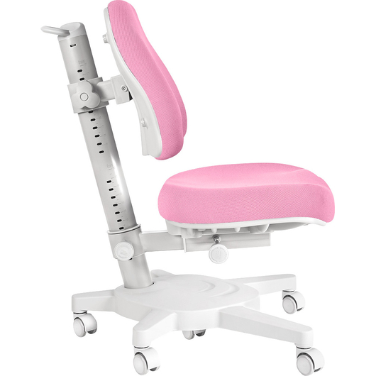 Комплект QP-PARTU 214532 Anatomica Premium Granda Plus парта + кресло + тумба + надстройка + органайзер белый/розовый с розовым креслом Armata, изображение 13