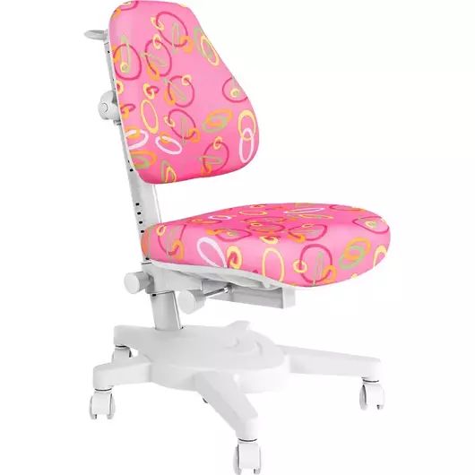 Детское кресло QP-PARTU 215324 Anatomica Armata с подлокотниками розовый с цветными кольцами