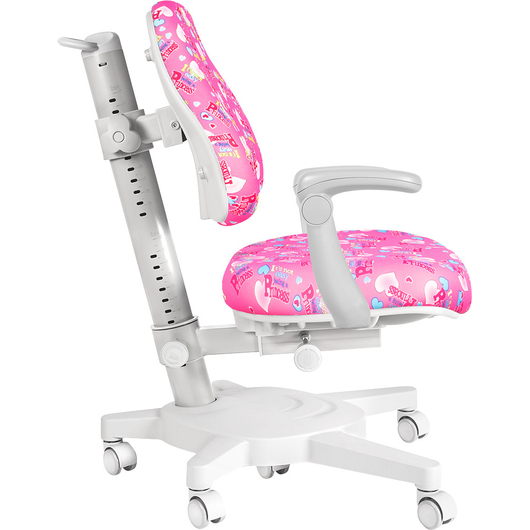 Детское кресло QP-PARTU 215330 Anatomica Armata с подлокотниками розовый с цветными сердечками, изображение 2
