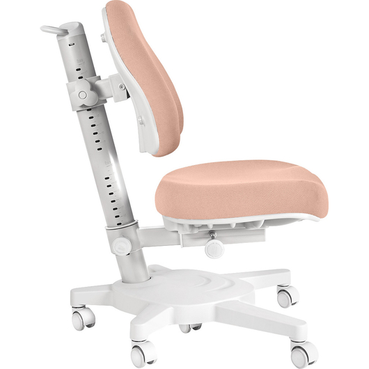 Комплект QP-PARTU 214533 Anatomica Premium Granda Plus парта + кресло + тумба + надстройка + органайзер белый/розовый со светло розовым креслом Armata, изображение 16